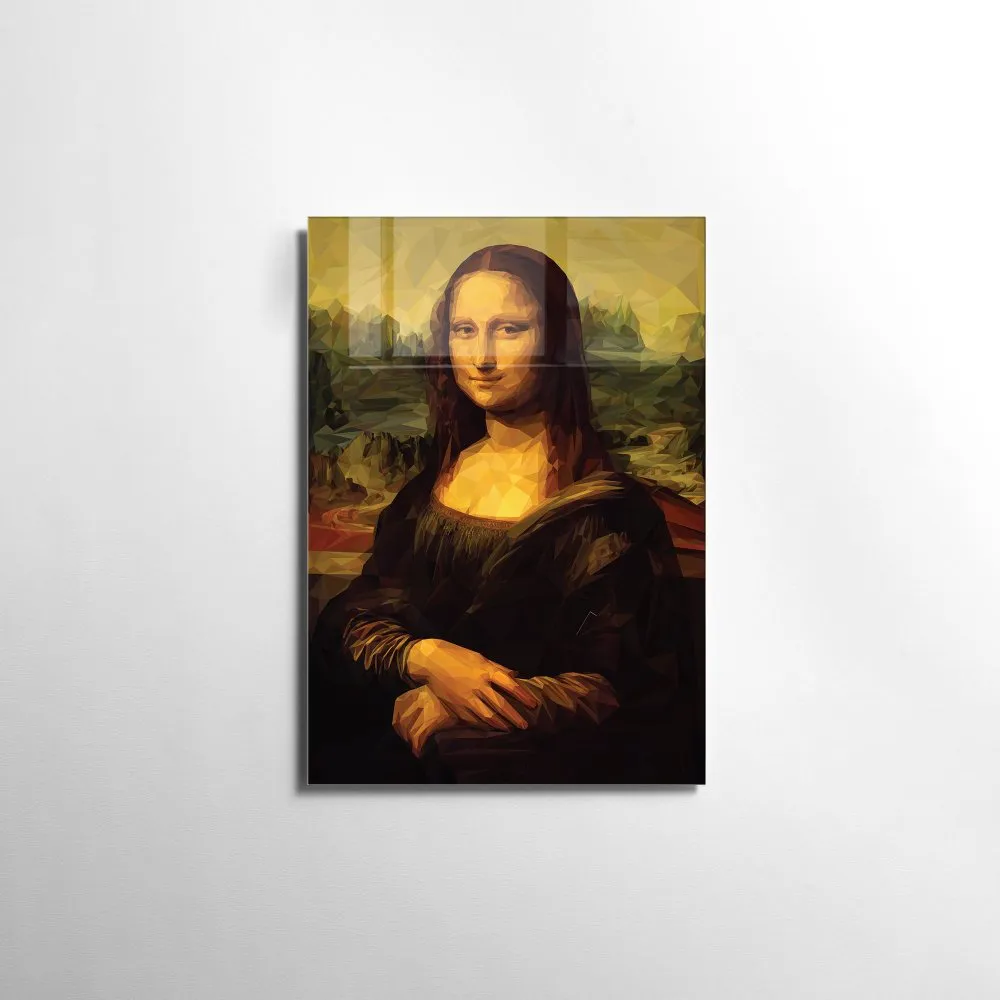 dekorativna slika od kaljenog stakla UV 034, Mona Liza (70 x 100 cm)