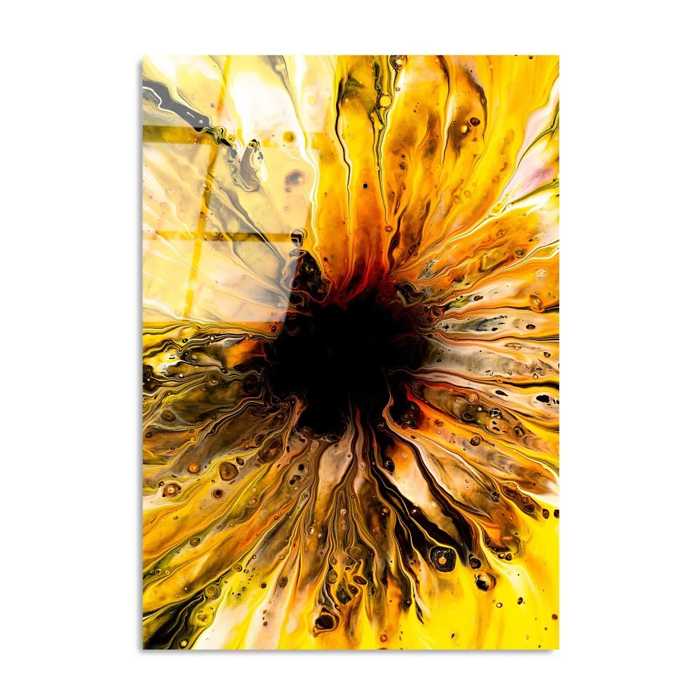 dekorativna slika od kaljenog stakla YEL 1 (UV 134) 70 x 100 cm