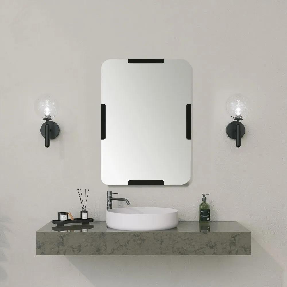 Dekorativno ogledalo Code Mirror Black