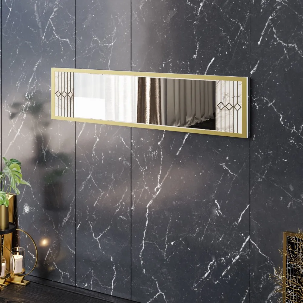 Dekorativno ogledalo Frida Console White