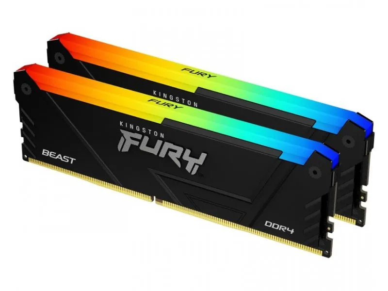 DIMM DDR4 64GB 2x32GB kit 3200MT/s KF432C16BB2AK2/64 Fury Beast RGB