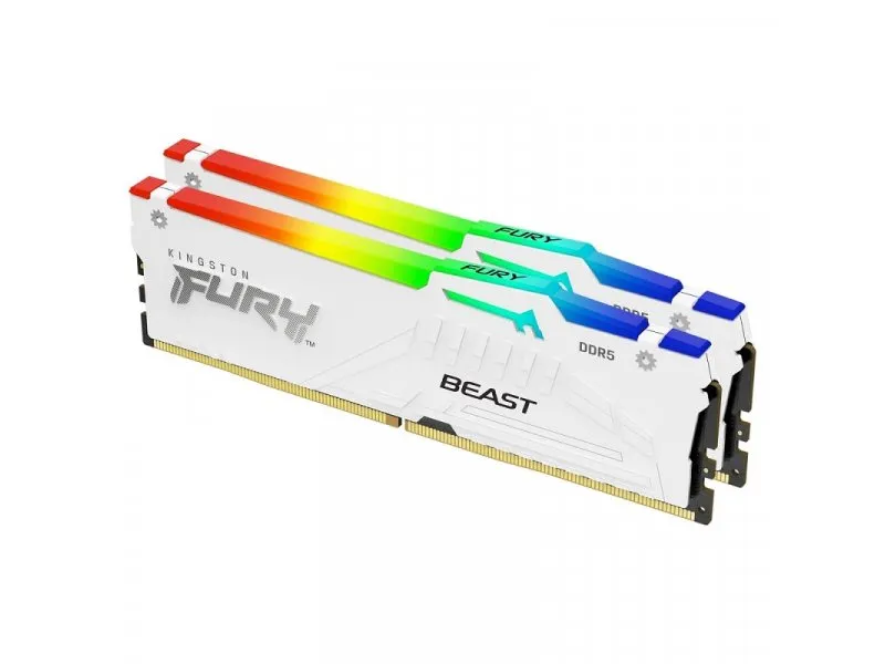 DIMM DDR5 64GB 2x32kit 5.600MHz FURY Beast White RGB EXPO KF556C36BWEAK2-64