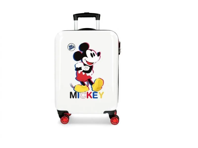 Mickey ABS kofer 55 cm belo crveni