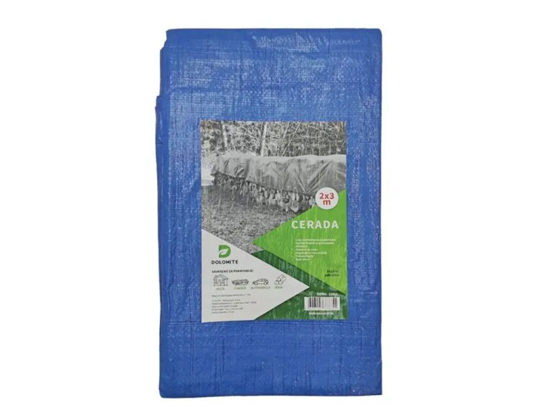 Cerada plava 80g 4x8m