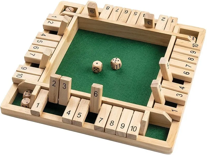 Društvena igra Wooden shut the box (4 igrača) 05-135000
