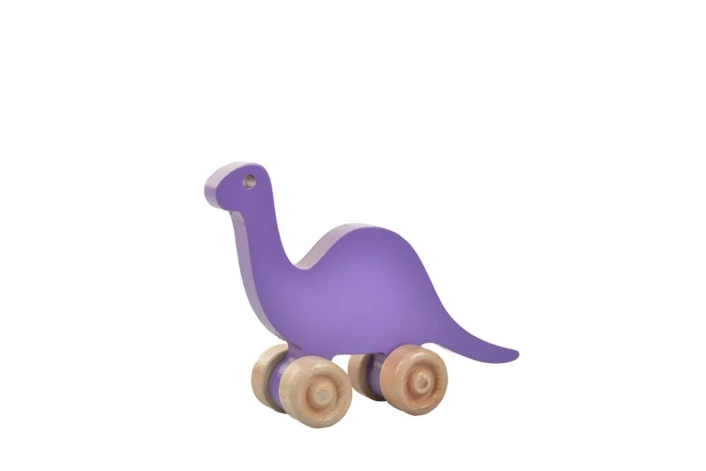 Drvena igračka Dinosaur Purple