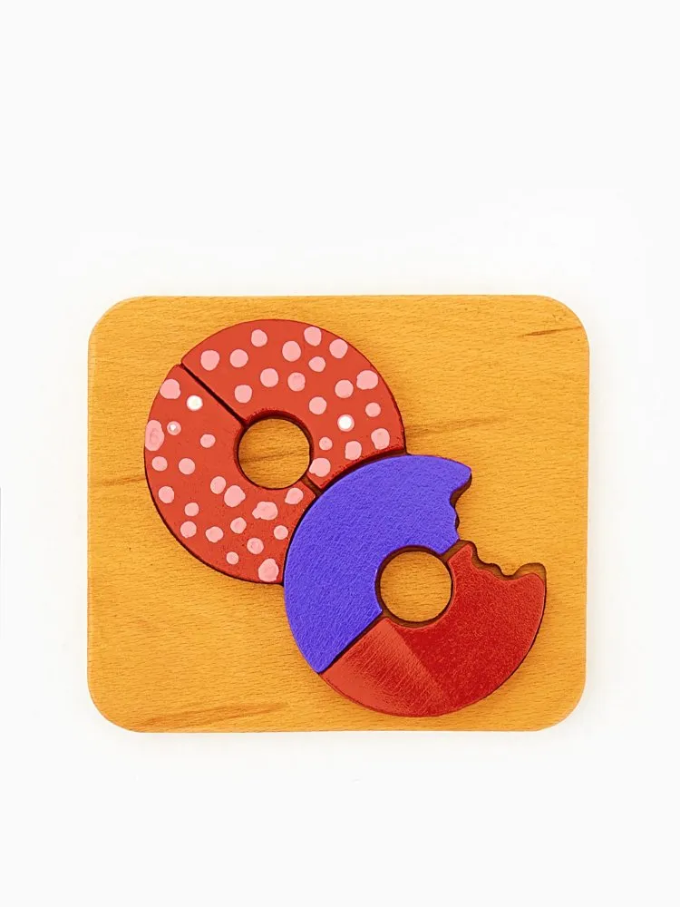Drvena igračka Donut