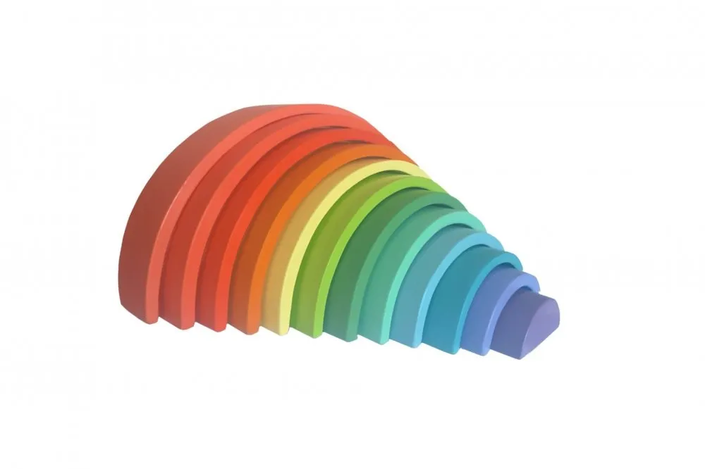Drvena igračka Pastel Rainbow