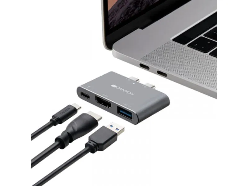 Dual port 3-u-1 HUB za Apple Mac uređaje, DS-1 (CNS-TDS01DG)