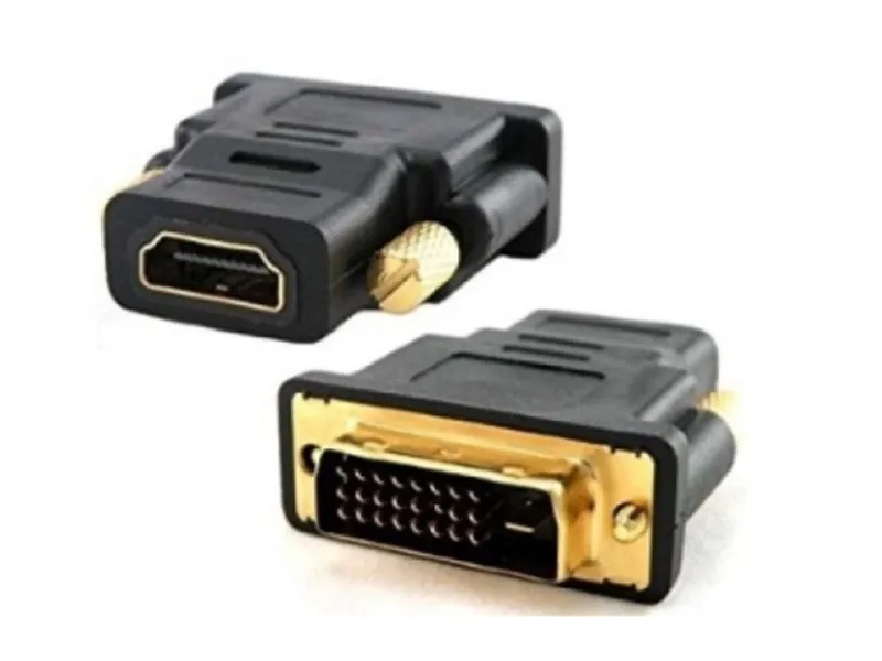 DVI-I (24+5) Dual Link (M) - HDMI (F) Black