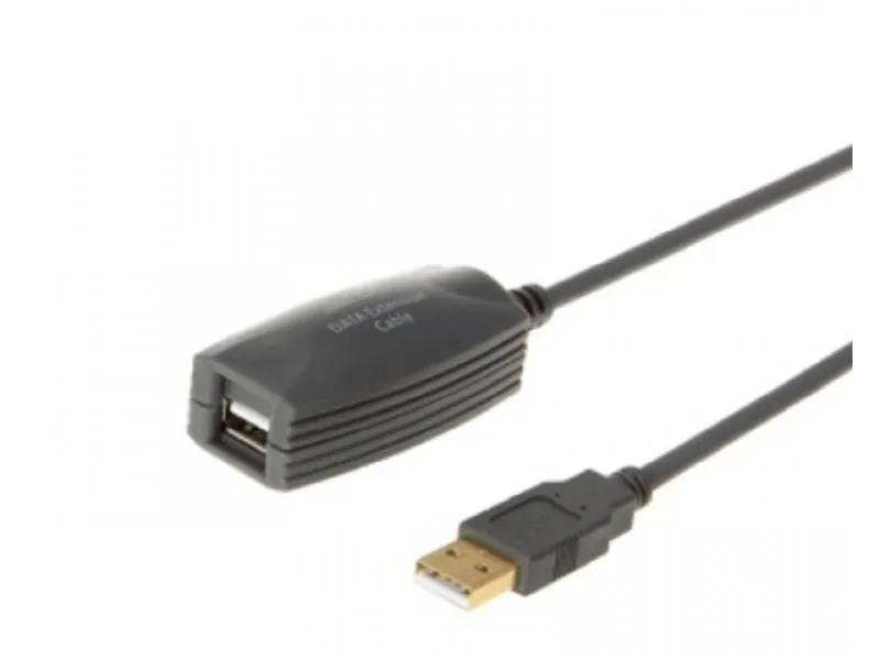 Kabl sa pojačivačem USB A - USB A M/F 5m crni