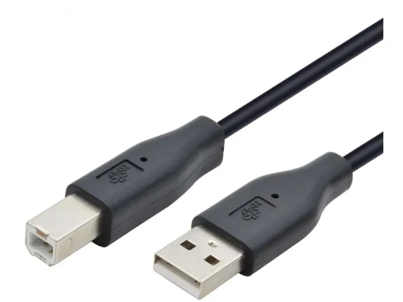 Kabl USB A - USB B M/M 5m crni