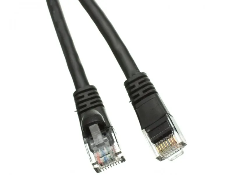 Kabl UTP patch Cat5e 2m crni