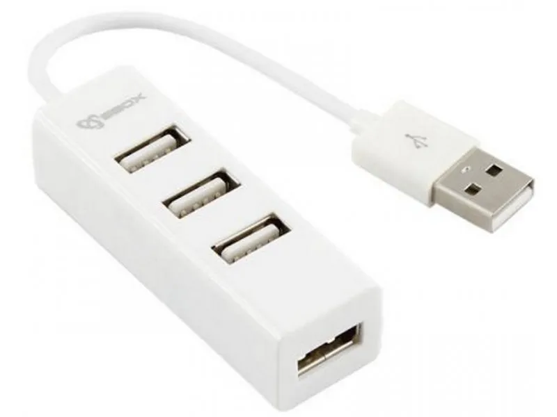 USB 2.0 HUB 4port beli