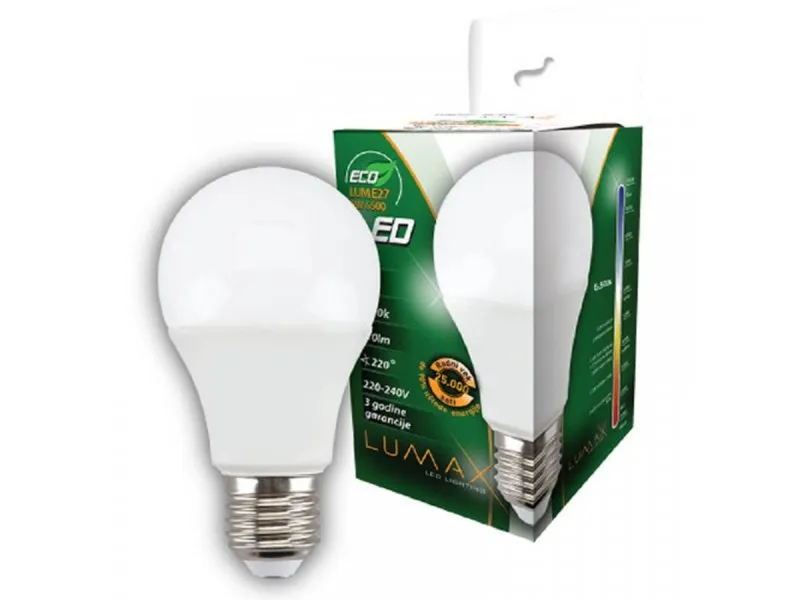 ECO LED sijalica E27 – 9W 6500