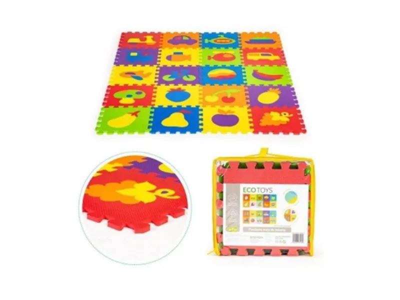 puzzle eva podloga za igru dece 119x148cm Multicolor