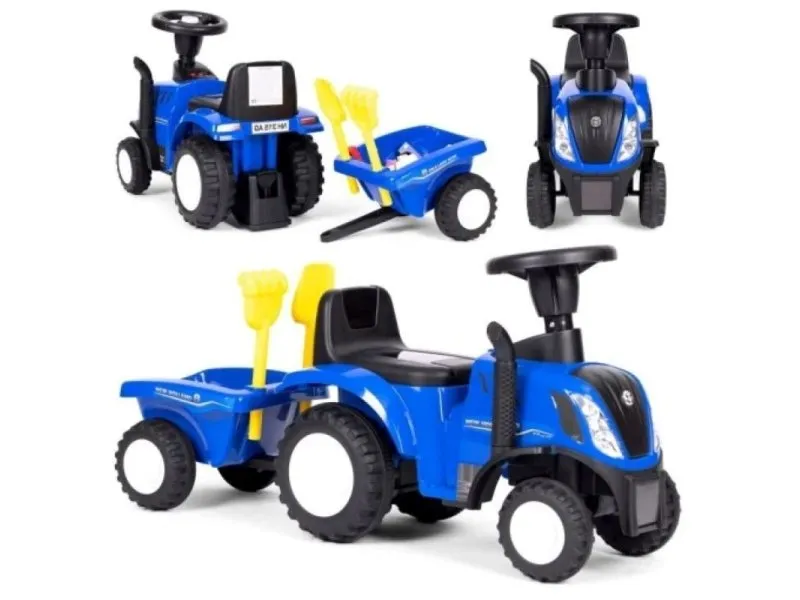Traktor sa prikolicom Plavi