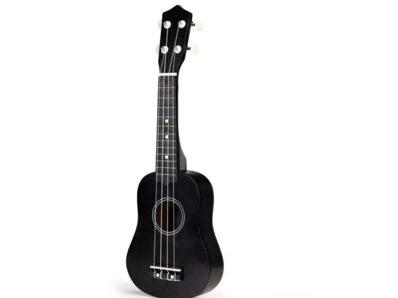 Ukulele gitara za decu 4 zice crna