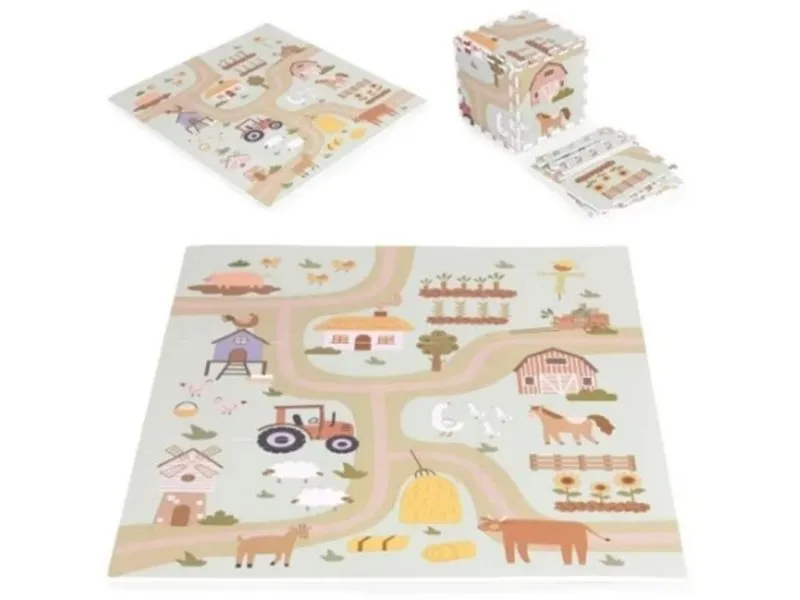 Velika podloga za igru EVA FOAM Farma 02 90.5x90.5 cm 21 deo
