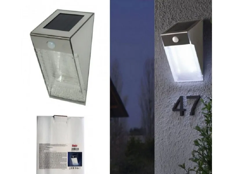 Solarna zidna svetiljka sa senzorom pokreta 80-834000