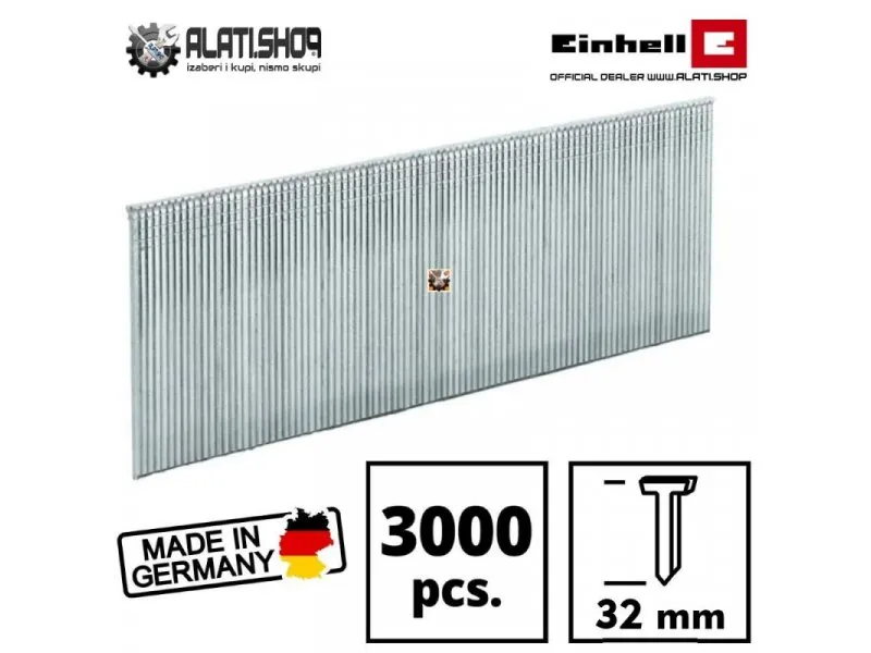 ČAVLI - EKSERI ZA KLAMERICU 32X1 MM TIP J SET 3000 (4137874)