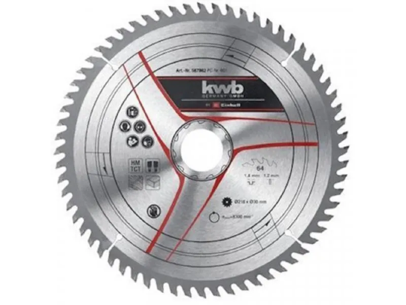 KWB TCT rezni list 210x30x1.8mm T64 49587862