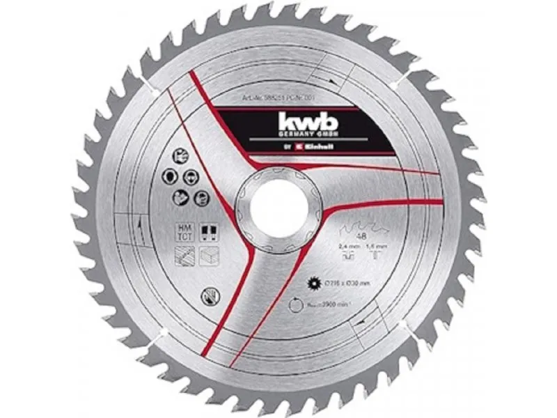 KWB TCT rezni list 216x30x2.8mm T48 49588251