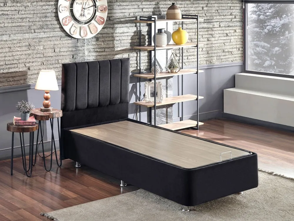 Ela Single -Black (100 x 200)