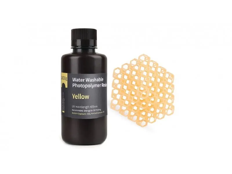 Water Washable Resin 1kg Yellow