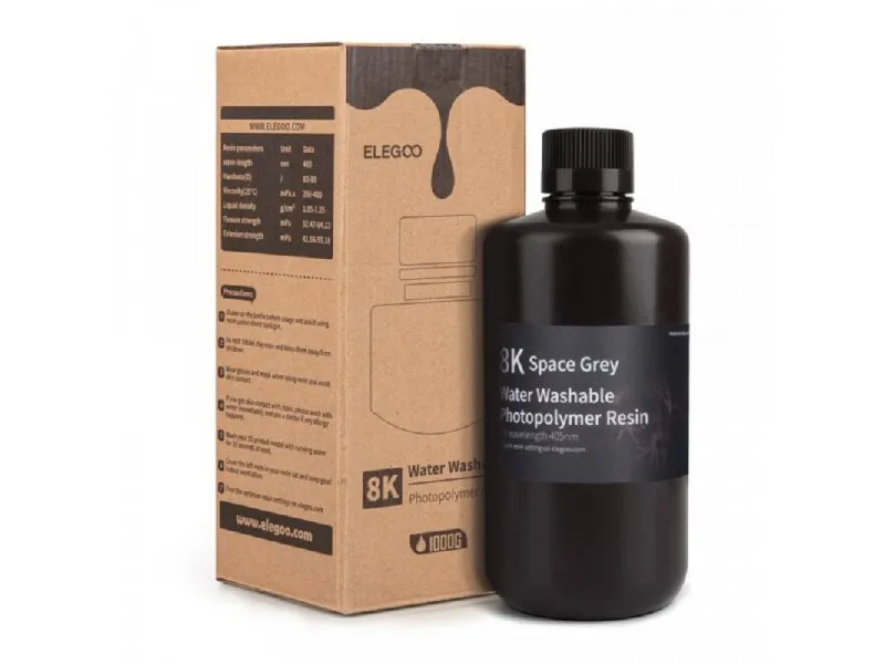 Water Washable Resin 8K 1000g Space Grey