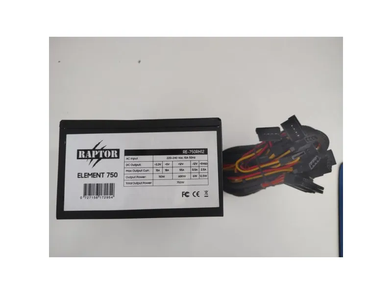 Element 750W Black RE-750RH12 ATX napajanje OUTLET