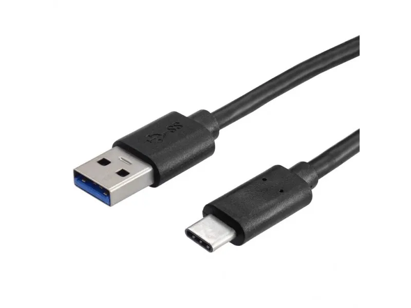 USB 3.0 kabel A-USB C 1m USB3.0A/USB-C-1/BK