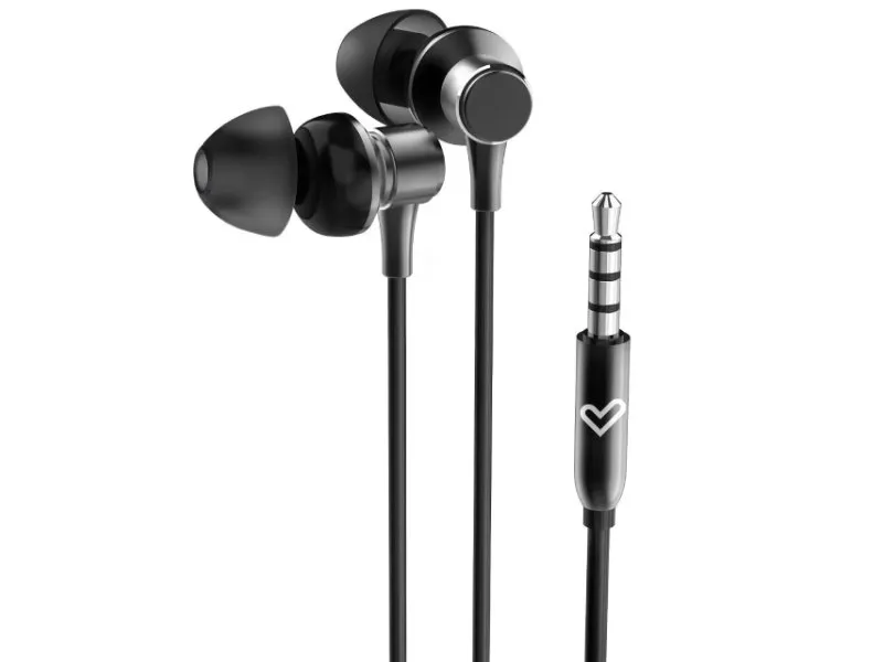 Metallized Black slušalice sa mikrofonom crne (M45672)