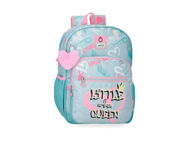 Ranac 38 cm LITTLE URBAN QUEEN Tirkiz