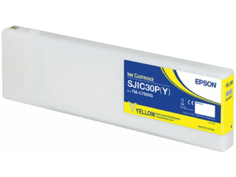 EPSON Ink cartridge SJIC30P for ColorWorks C7500G Yellow