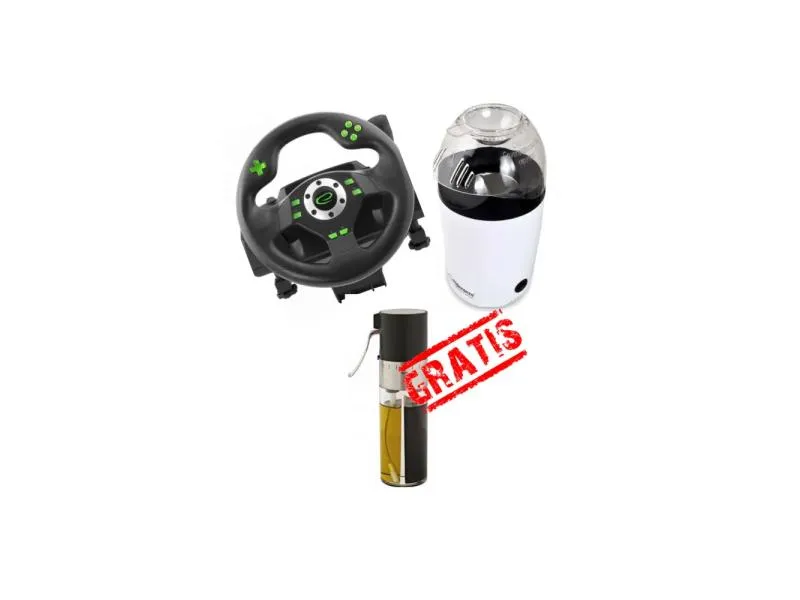 Poklon set EGW101 volan, EKP006 aparat za kokice i Kitchen artist MEN286A dispanzer