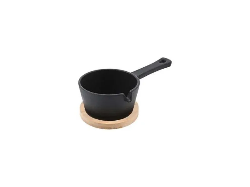 Duboki tiganj 9.5cm sa podmetačem od bambusa (ES01-18702)