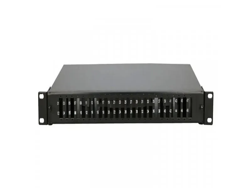 Patch panel 24 Duplex SC/ 48 porta sa kasetom, bez modula, crni