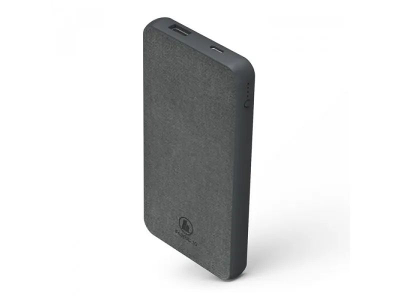 ''Fabric 10'' Power Bank, 10000 MAh, Sivi
