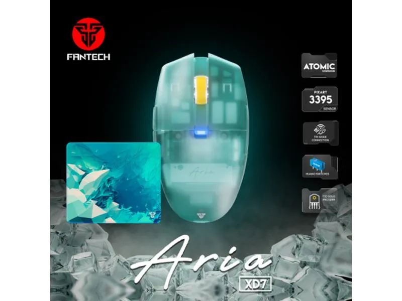 Mis Wireless Gaming XD7 Aria plavi sa podlogom Fantech MP353 Agile plava
