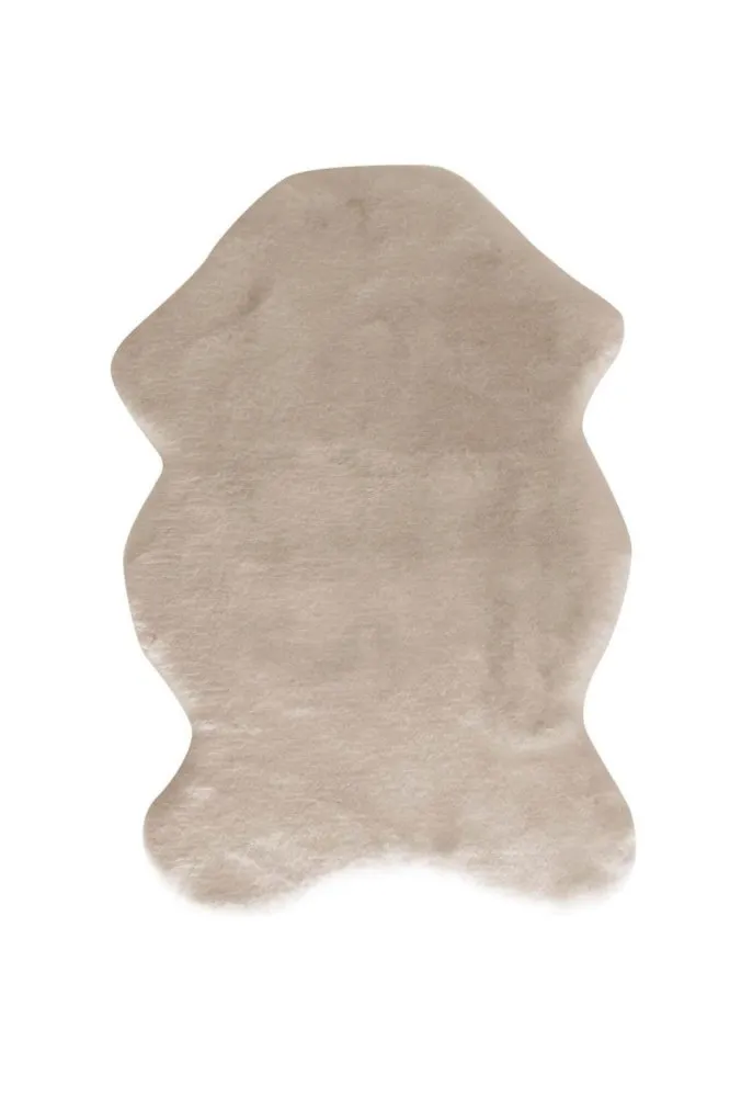 Faux Fur Post Bež staza - tepih 100 x 140 (652MRN1122)