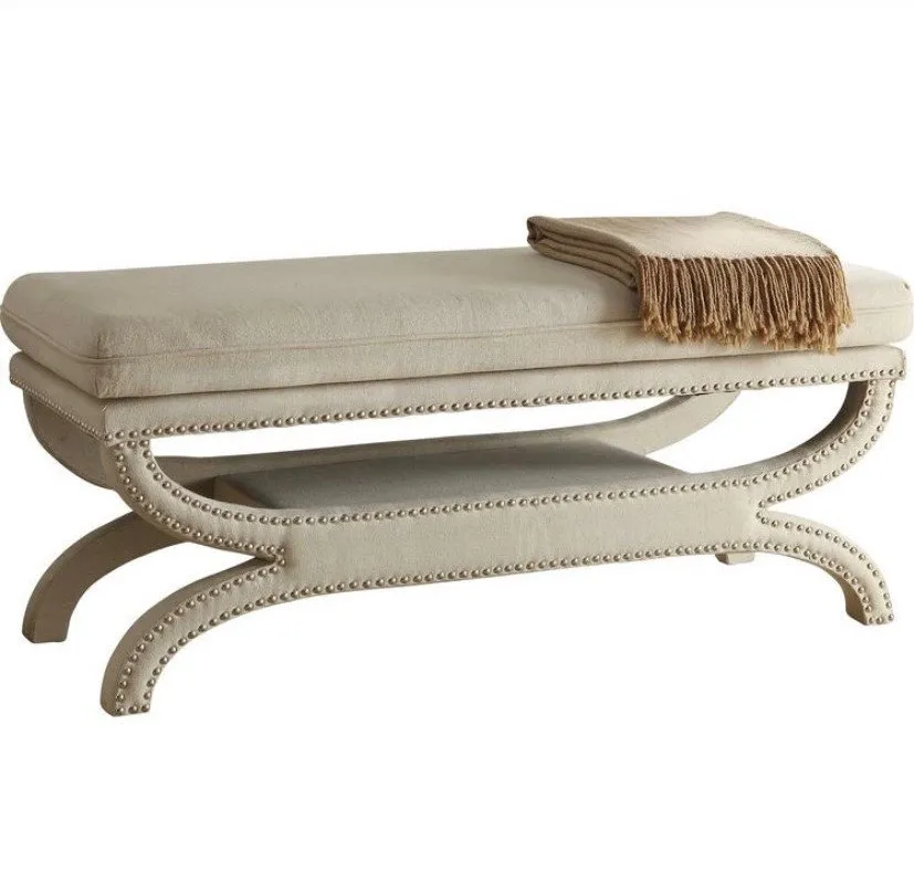 Felice Halka Pouffe Beige Pouffe