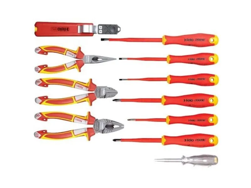 Set alata Ergonic E-Slim VDE sa testerom i šrafcigerem SL/PH/PZ 41381104 11 kom