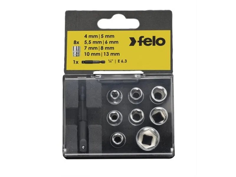 Set nasadnih glava sa adapterom HEX Nut 05798106 9 kom (05798106)