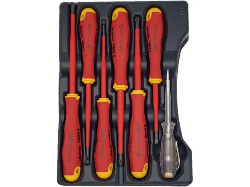 Set šrafcigera Ergonic Slim VDE sa testerom napona SL/PH/PZ 41380736 7 kom
