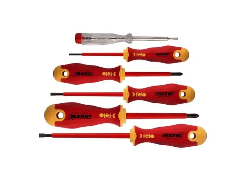 Set šrafcigera Ergonic VDE sa testerom napona SL/PH 41396398 6 kom