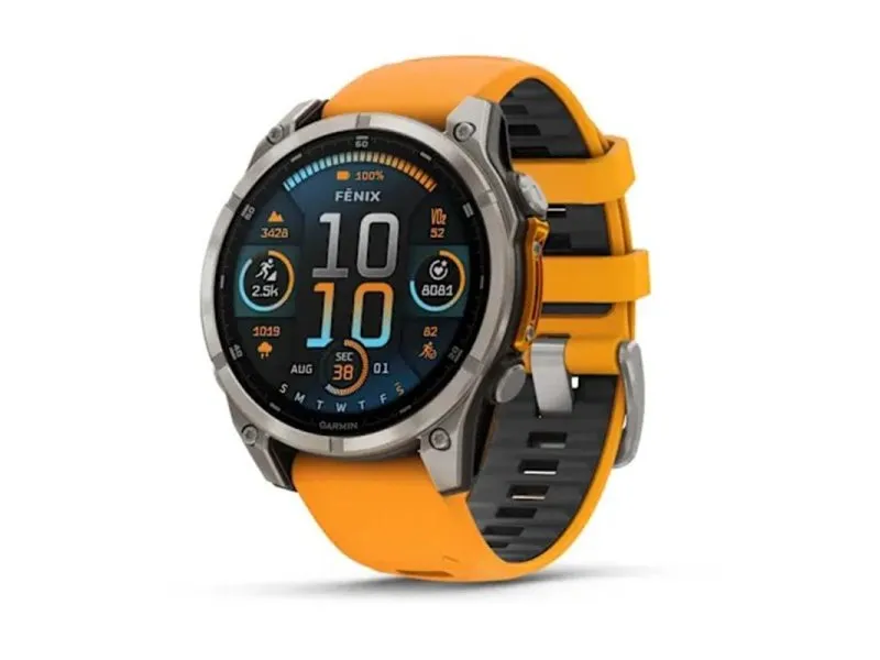 Fenix 8 47, AMOLED, Sapphire, Spark Orange (010-02904-11)