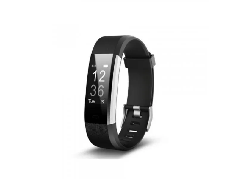 ID115 Plus HR Black fitnes narukvica