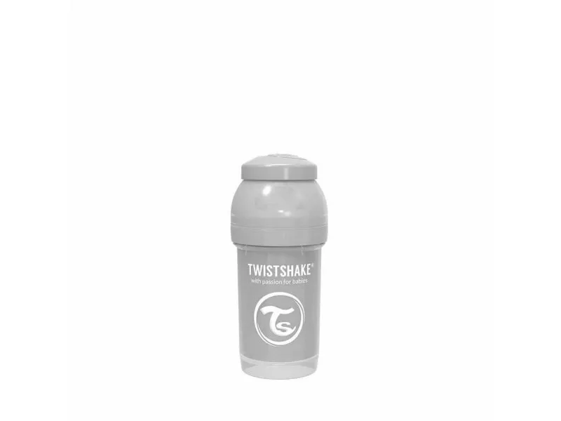 FLAŠICA ZA BEBE 180 ML PASTEL GREY