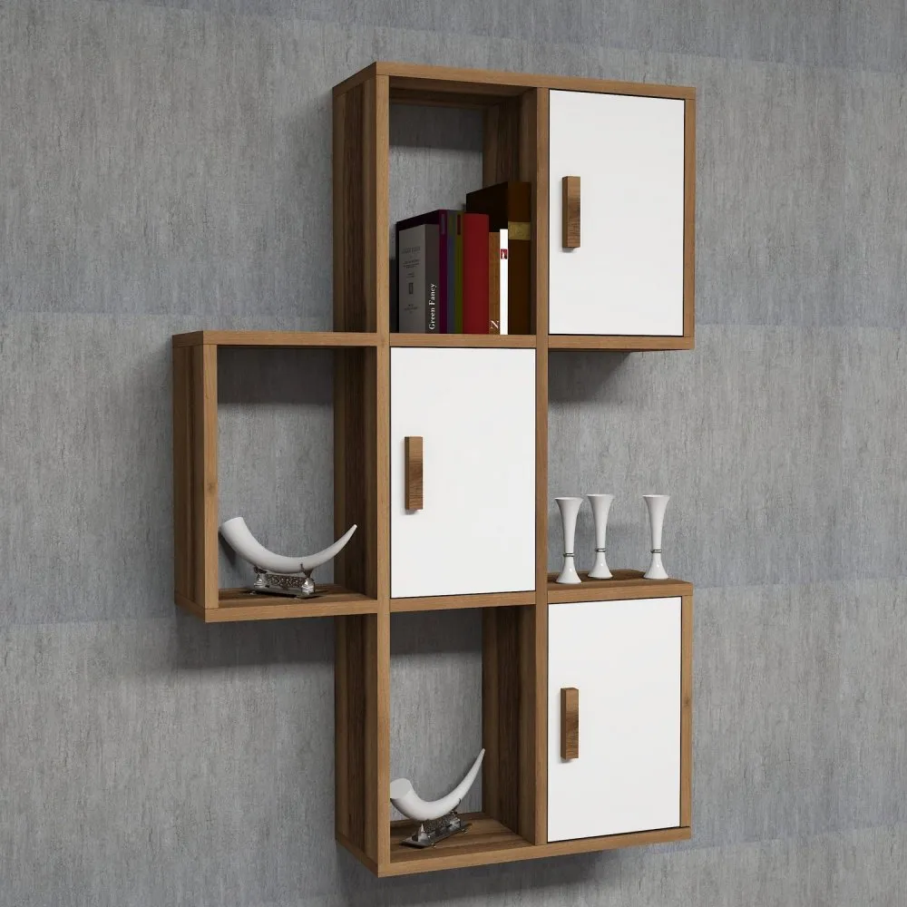Flora Walnut White